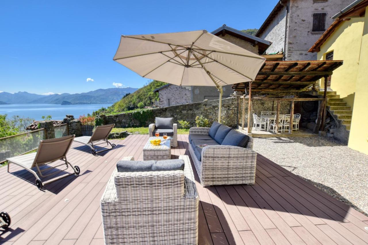 Appartamento Pezzo 2-bedroom Lakeview With Shared Garden And Terrace